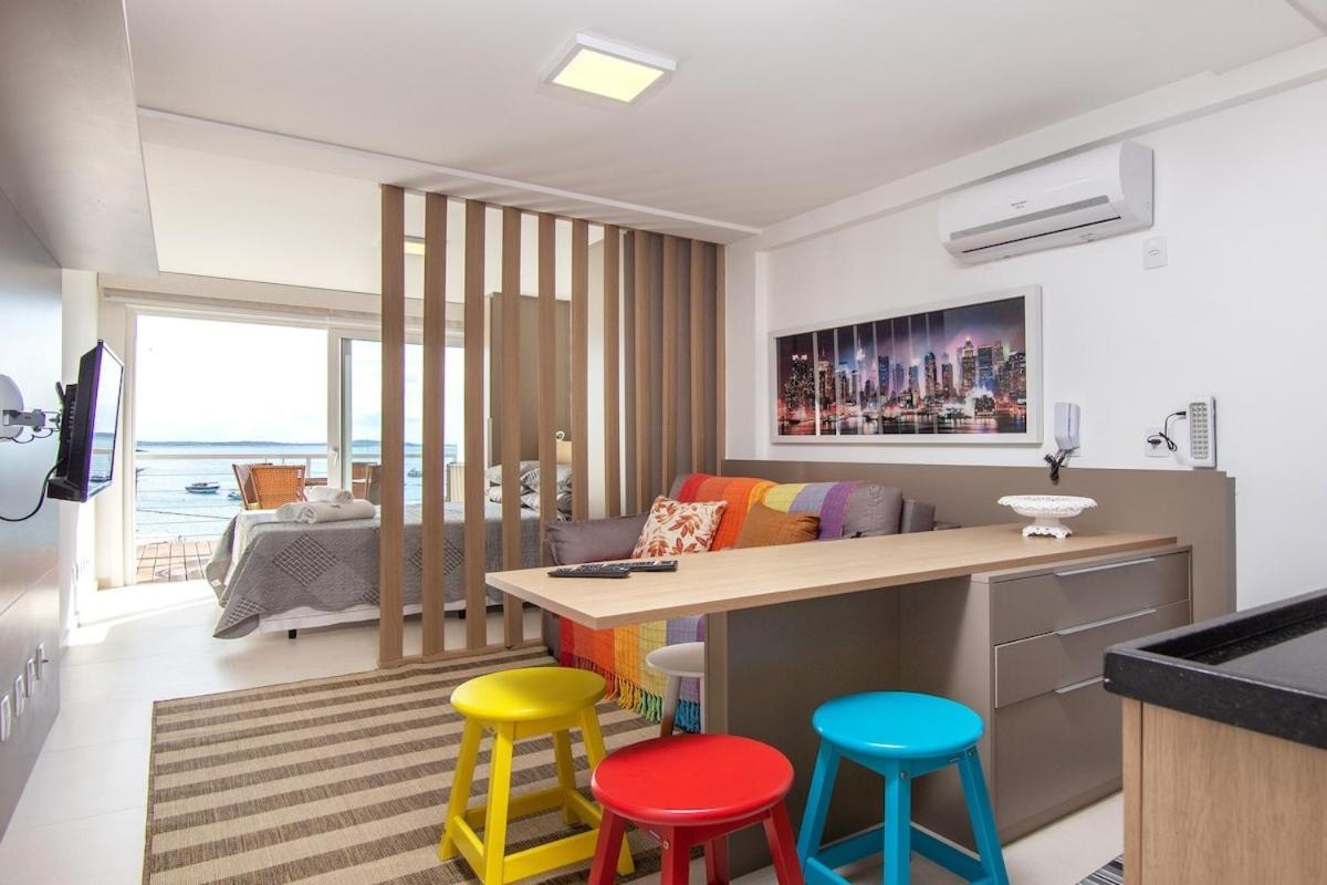 Flat Em Com Vista O Mar Localizacao Privilegiada Na Apartamento